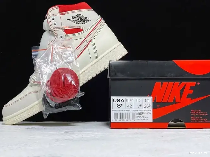 OG Red Retro Air Jordan 1 Gym High 555088-160 "Phantom" 0512